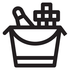 Poster - Ice Bucket Icon