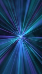 Wall Mural - Vertical video - interstellar hyperspace motion background. Flying at warp speed through glowing neon star light beams and multicolored gas clouds. Full HD and looping hyperdrive background animation.