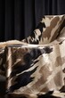 Experience the Rich and Elegant Background of Close-Up Texture Cowhide, Telling Tales of the Natural World’s Robust Beauty and Elegant Diversity