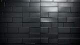 Fototapeta  - Steel Gray Subway Tile Wall Texture Background