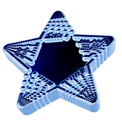 Wall Mural - Blue ice star