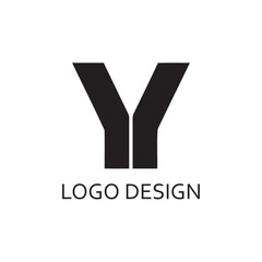 Wall Mural - simple letter y for logo design company