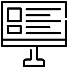 Sticker - Presentation Icon