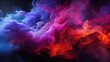© hanif - beautiful colorful smoke gradient on dark background