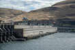 The John Day Dam powerhouse contains 16 turbines with a total electric generation capactiy of 2,160 mW making it the 4th most productive dam in the USA.