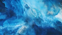 Sapphire Blue Marbled Texture Background
