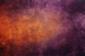 Wall Mural - an abstract purple and orange artwork background, in the style of textured canvas, dark amber and cr