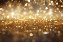 Background Of Gold Sequins