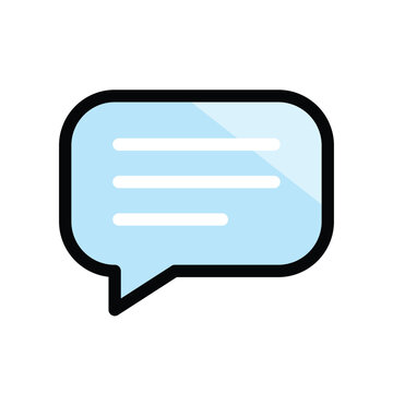 Bubble Speech Icon Vector Design Illustration
