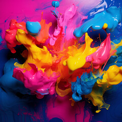 Wall Mural - paint splashes