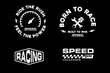© Spacelabs - Vintage racing badges	logo template collection pack