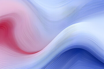 Wall Mural - Background Graphic With Abstract Waves Design With Pastel Violet, Steel Blue and Silver Color.