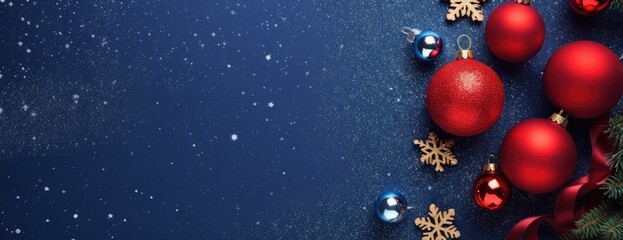 Wall Mural - merry christmas and happy new year. bright festive christmas background. new year's celebration