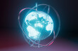 © Westend61 - Three dimensional render of planet Earth resembling atom
