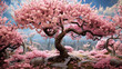 © ni - Sakura tree a beautiful pink landscape