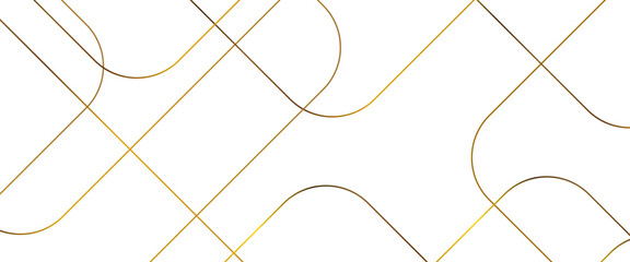 Poster - Abstract black circle shape with elegant gold lines on black background, black Business paper with white lines, gold silver polygon poster, royal premium geo name, new year circle Design. 