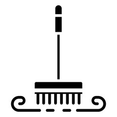 Sticker - Solid Floor Cleaning Brush icon