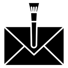 Sticker - Solid Mail icon