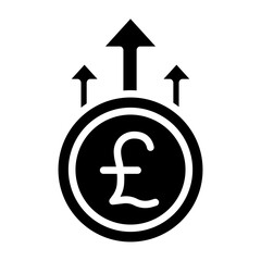 Sticker - Solid Pound Growth value icon