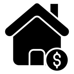 Poster - Solid House rent icon