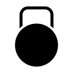 Sticker - Solid Kettlebell icon