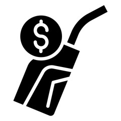 Sticker - Solid Petrol Oil Price icon