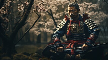 Canvas Print - Samurai Warrior