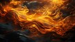 Fire flames waves background