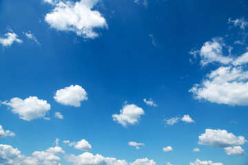 Wall Mural - blue sky with white clouds.