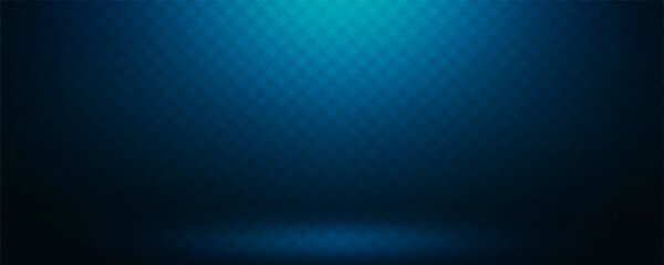 Empty blue color studio room background, can use for background and product display