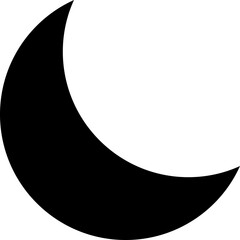 Wall Mural - crescent moon icon