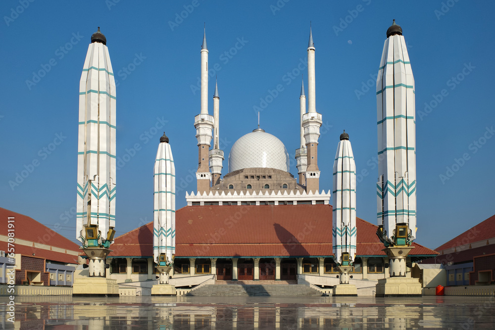 architecture of the grand mosque Stock Photo | Adobe Stock