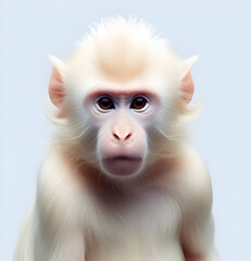 Wall Mural - Albino Monkey