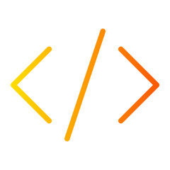 slash gradient icon