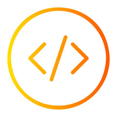 slash gradient icon