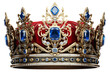 Regal Crown 3D PNG Icon Symbolizing Authority.