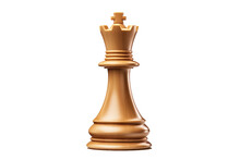Classic Chess Piece 3D PNG Icon Highlighting Strategy.