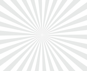 Wall Mural - white ray star burst background. abstract geometric monochrome background with rays. converging lines. starburst wallpaper.