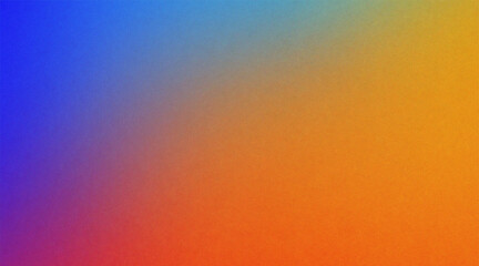 Spotlight with grainy background blue and orange noise texture, pastel abstract gradient wide web banner sun header backdrop