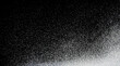 © MCGORIE - Distressed white grainy texture with dust overlay textured. Grainy noise particles and snow effect on a black background