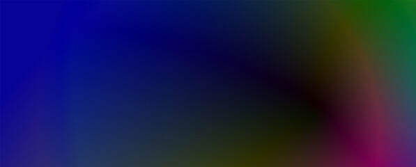 Poster - Background with trendy gradient and noise. Rainbow colors. Glare from lenses, overlay texture. Vector banner with dust and smooth color transition