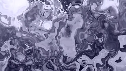 Wall Mural - Abstract pattern shape moving shiny liquid . Seamless wavy dynamic smooth creative texture liquid