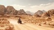 Active leisure and adventure in a stone desert on Sinai
