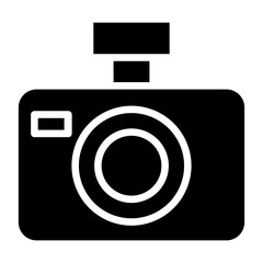 Wall Mural - Solid Valentine Camera icon