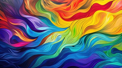 Wall Mural - abstract colorful background. Generative AI