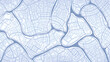Location tracks dashboard. City street road. Huge city top view. View from above the map buildings. Detailed view of city. view. Abstract background. Flat style, Vector, illustration isolated