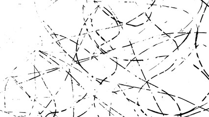 Wall Mural - Black grunge abstract texture overlay png