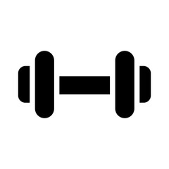 Sticker - Solid Dumbbell icon