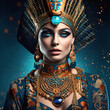 portrait of a woman - Egypt goddess