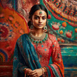 person in sari, woman in sari, yound hindi woman, 